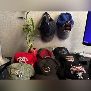Lot of 10 Vintage Sports and Misc Hats